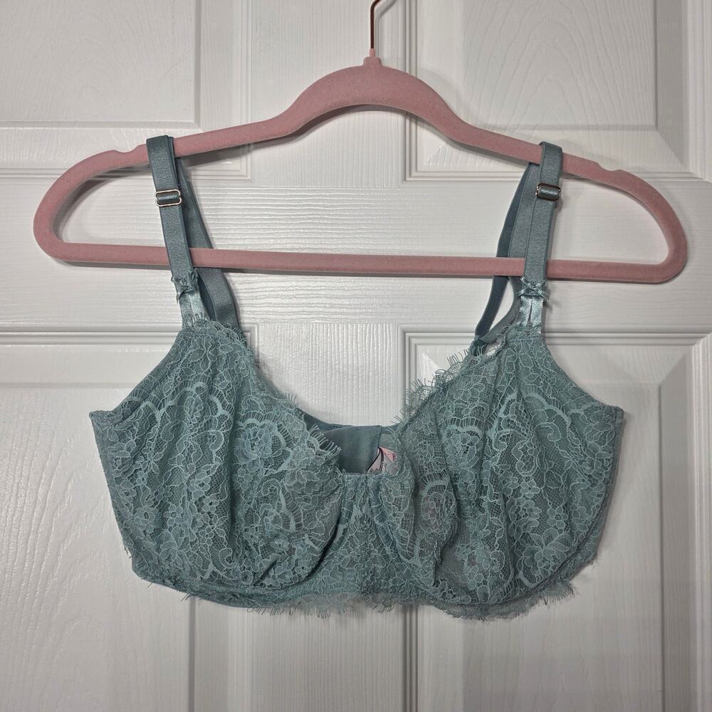 Victoria's Secret Dream Angels Push-Up Bra Sage Green without padding 36DDD